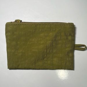 BAGGU Small Flat Pouch, Memento Forest Green